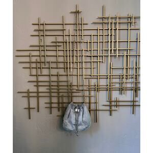 Silver Rhinestone Bucket Bag Crystal Mesh Chain Strap Evening Purse